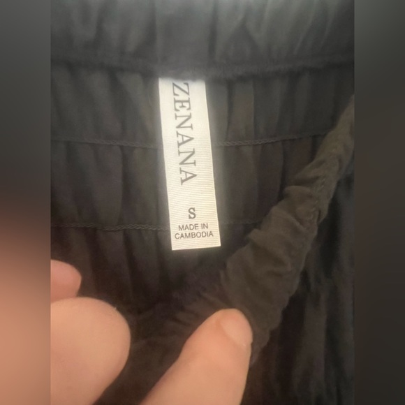 NWOT Zenana Knit Top and Woven Pants Jumpsuit Multiple Sizes Avail: M, XL - Picture 4 of 4